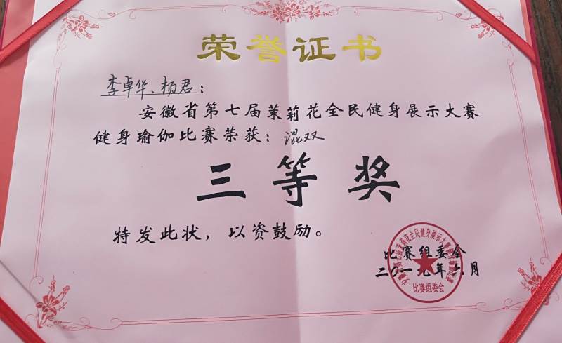 三等奖荣誉