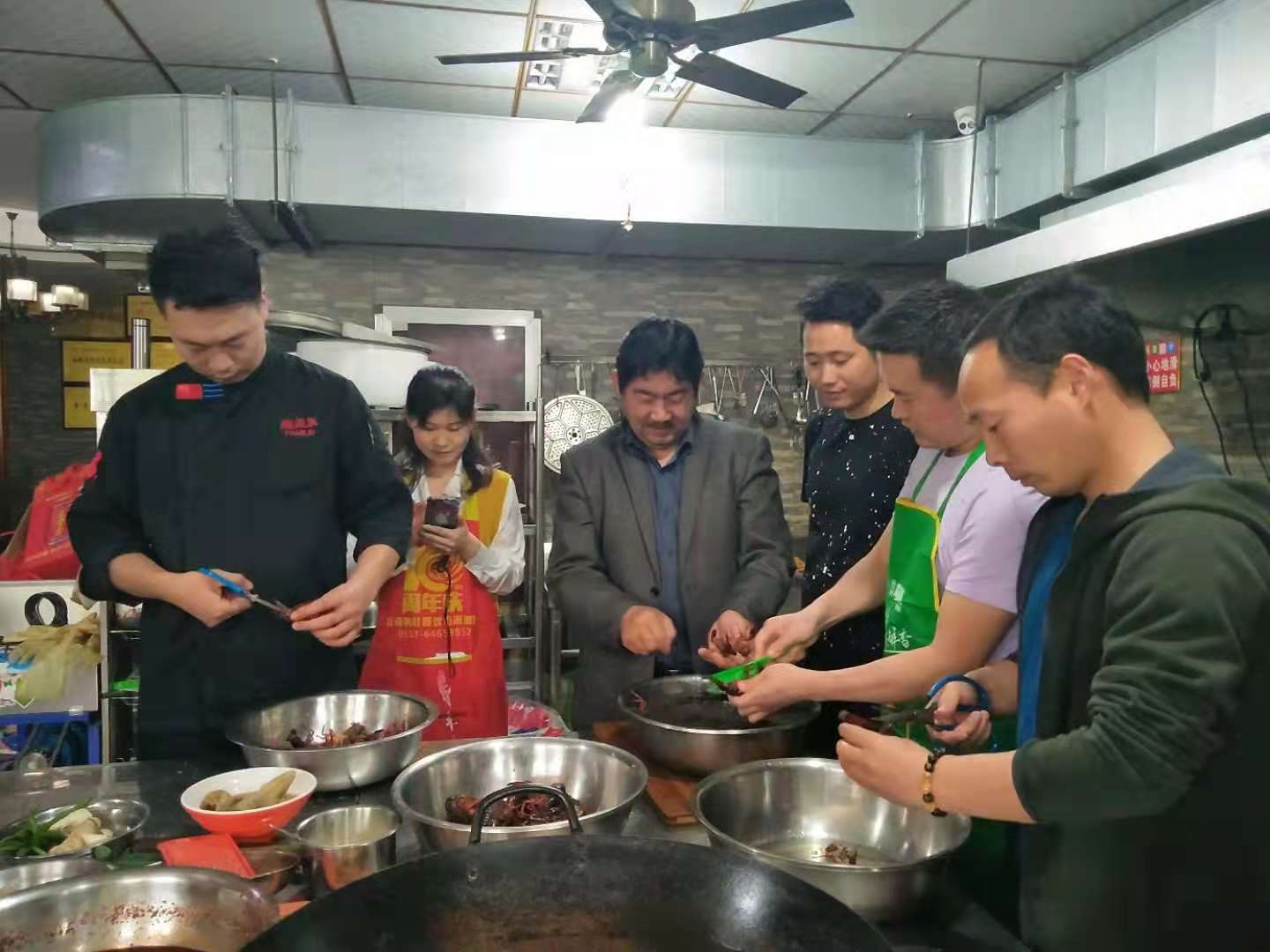 授课现场