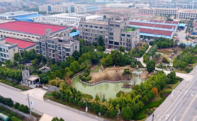 校园鸟瞰图