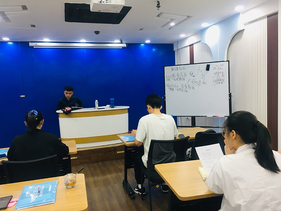 播音课教学现场