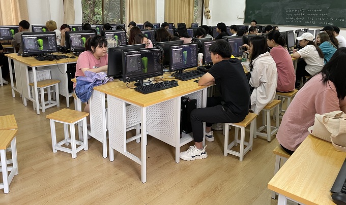 上课