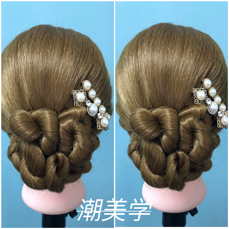 发型造型作品