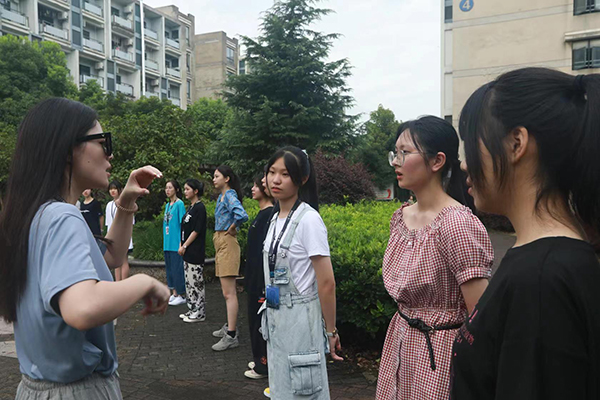 户外授课现场