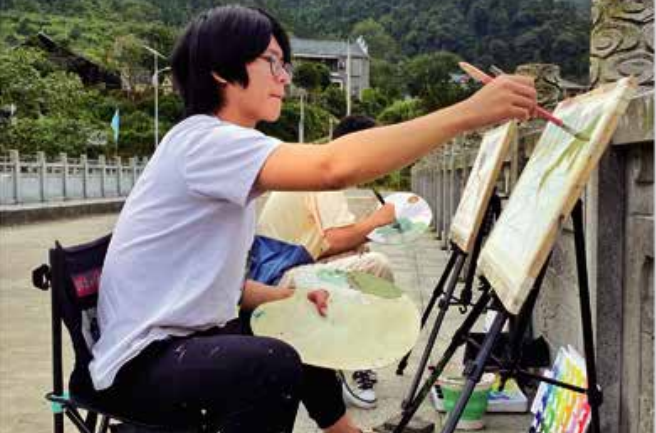 户外写生
