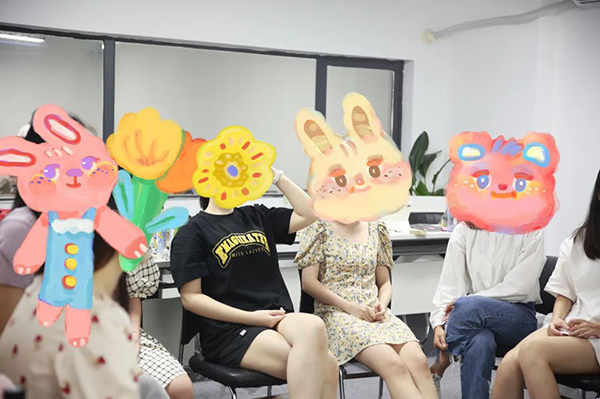 课间合影