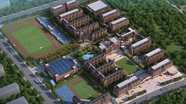 学校鸟瞰图
