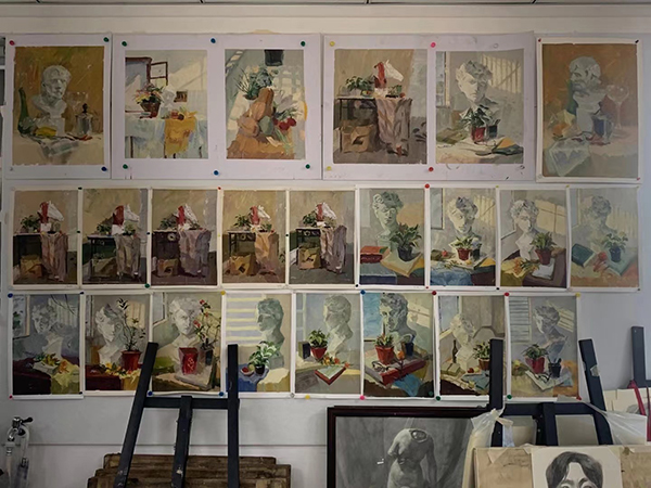 作品展示区