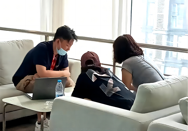 咨询现场