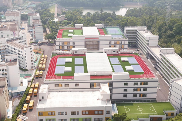 学校鸟瞰图